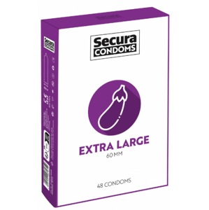 Secura Extra large – nagy óvszerek (48 db)