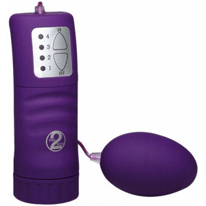 Velvet Purple Pill vibrációs tojás távirányítóval