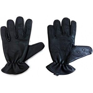 Bőr kesztyű fém szegecsekkel Vampire Gloves, S