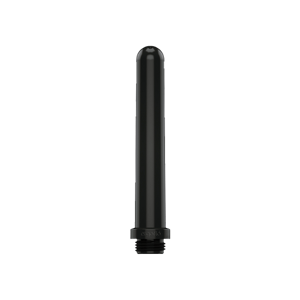 Ergoflo - Premium Tip for Anal Shower - 5” / 13 cm - Black