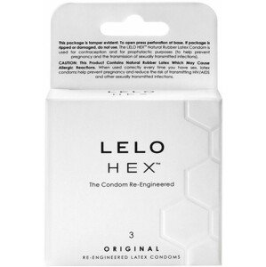 LELO Hex Original – klasszikus óvszerek (3 db)