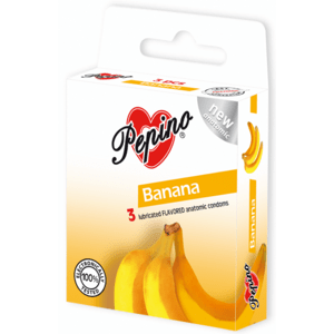 Pepino Banán – ízesített óvszerek (3 db)