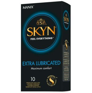 SKYN Extra Lubricated – latexmentes óvszerek extra síkos (10 db)