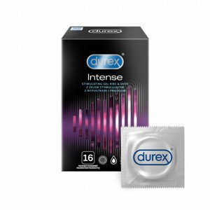 Durex Intense Orgasmic – bordázott óvszerek (16 db)