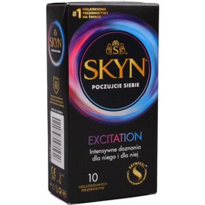 SKYN Excitation – latexmentes óvszerek (10 db)