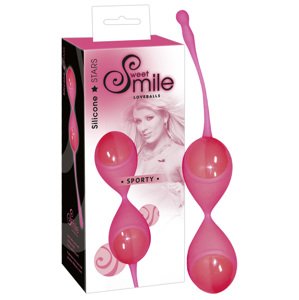 SMILE Sporty - gésagolyók (pink)