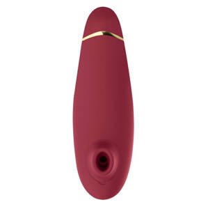Womanizer Premium 2 - akkus, vízálló csiklóizgató (piros)