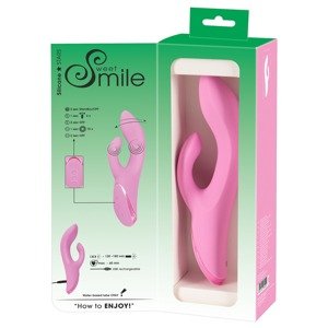 SMILE Nodding - akkus, csiklókaros vibrátor (pink)