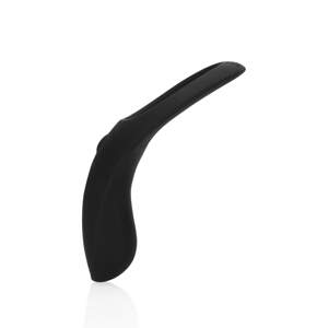 Loveline - akkus, vibrációs hosszú péniszgyűrű (fekete)