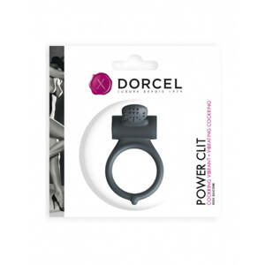 Dorcel Power Clit - vibrációs péniszgyűrű (fekete)