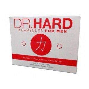 Potencianövelő | Dr. Hard Kapszula Férfiaknak 4db