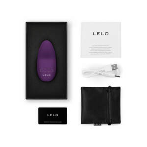 LELO Lily 3 - akkus, vízálló csikló vibrátor (sötét lila)