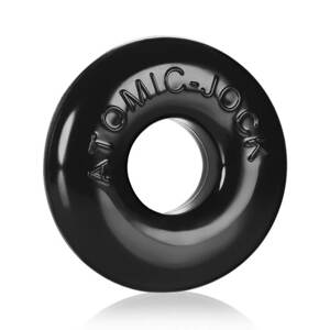 OXBALLS Ringer - péniszgyűrű szett - fekete - (3db)