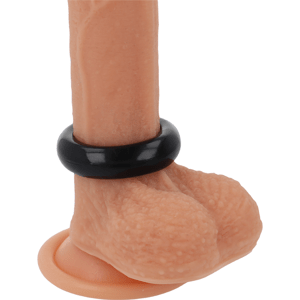 POWERING Szuper rugalmas péniszgyűrű  3.8 cm (fekete)